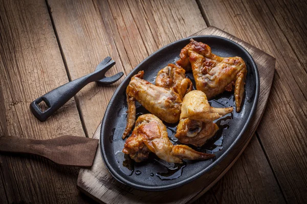Fried chicken wings. — Stock Photo, Image