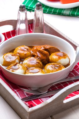 Lezzetli ev yapımı akşam yemeği.