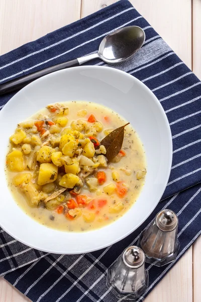 Sabrosa sopa de verduras . — Foto de Stock