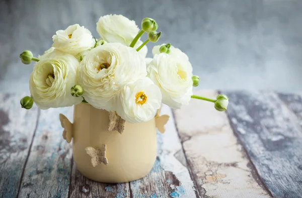 Bouquet de ranunculus blanc — Photo