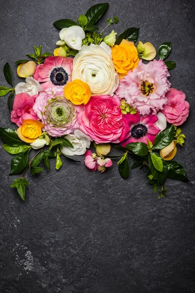 Όμορφα λουλούδια σύνθεση — Φωτογραφία Αρχείου