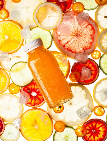 Bottle of fresh juice — Stock Photo, Image