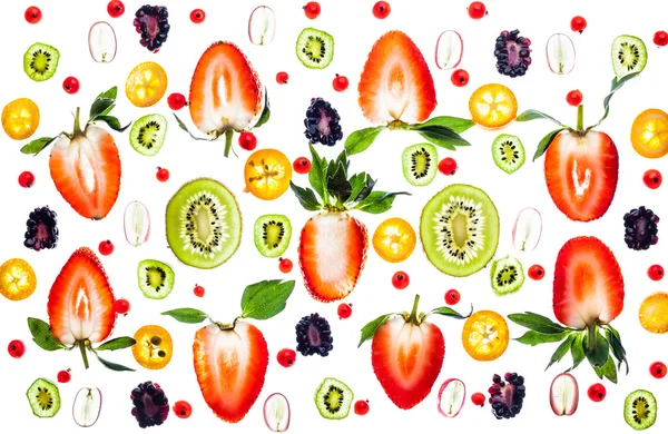 신선한 딸기와 과일 — 스톡 사진