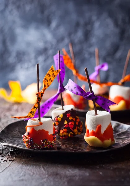 Marshmallow  for Halloween — Stock Photo, Image