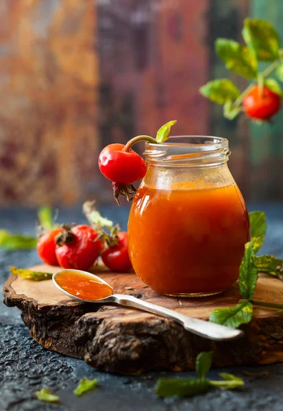 Rose Hip Jam — Stockfoto