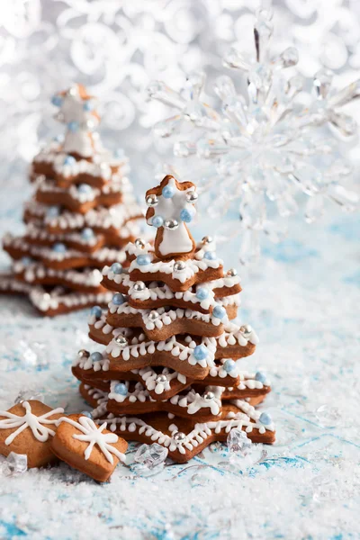 Lebkuchen-Weihnachtsbaum — Stockfoto