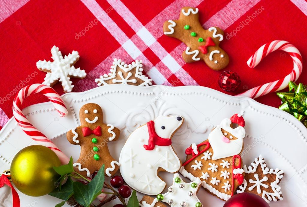 Gingerbread cookies  and candies