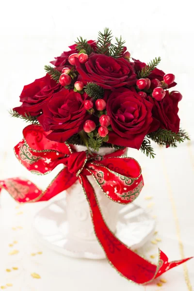 Festive bouquet for Christmas — Stock Photo, Image