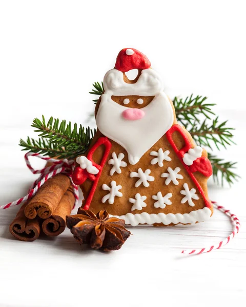 Peperkoek santa claus — Stockfoto