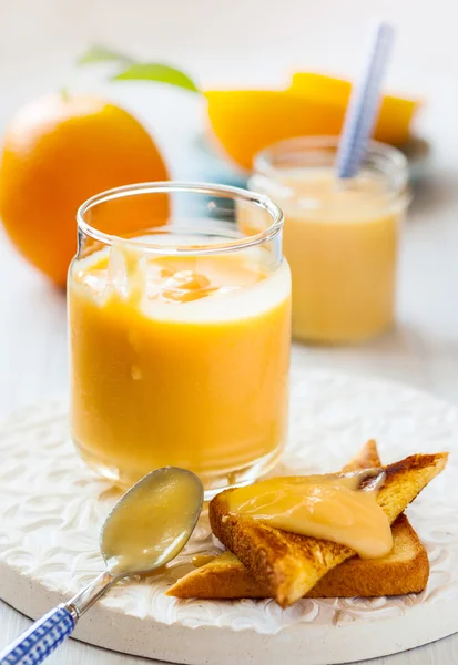 Naranja cuajada — Foto de Stock
