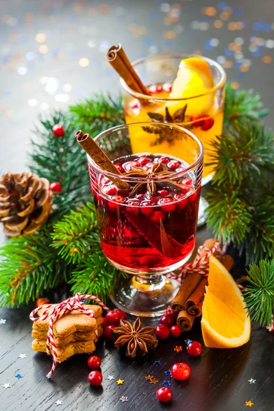 Orange and cranberry punch — Stock Photo, Image