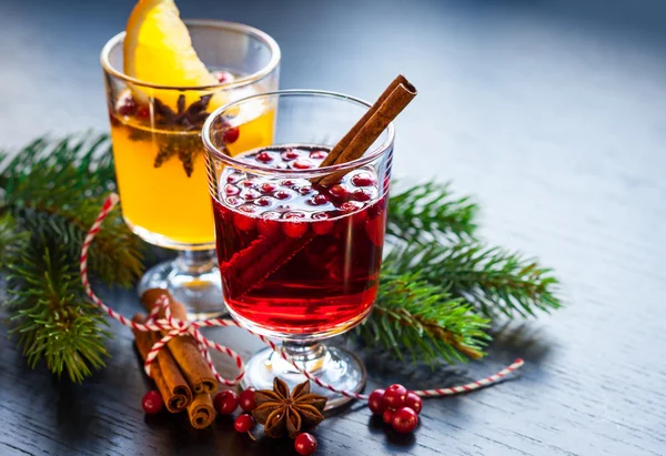 Orange and cranberry punch — Stock Photo, Image