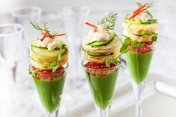 Festive appetizers — Stock Photo, Image