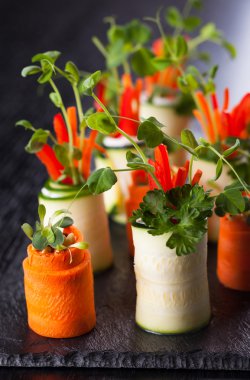 Kabak ve havuç püresi