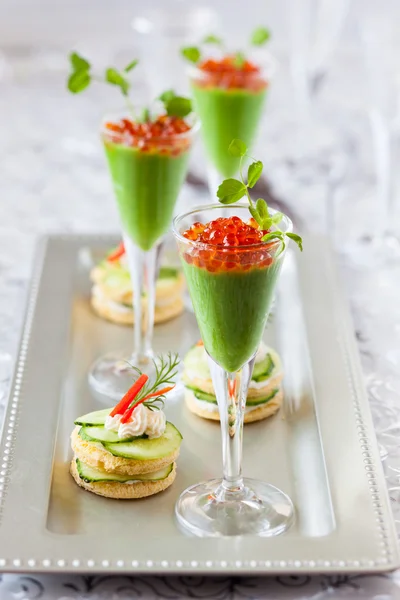 Festive appetizers — Stock Photo, Image