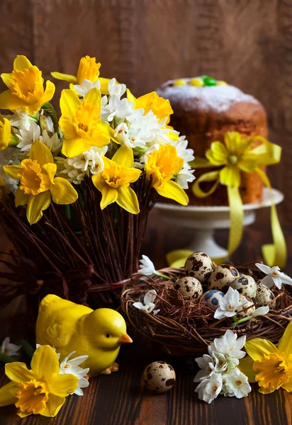 Easter table decoration — Stock Photo, Image