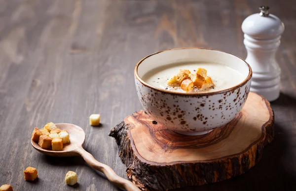 Cauliflower cream soup — Stock Image Cauliflower cream soup Royalty Free Stock Images