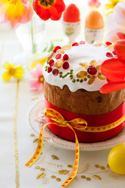Tradycyjne ciasto wielkanocne — Zdjęcie stockowe