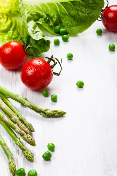 Fresh vegetables on table — Stock Photo, Image