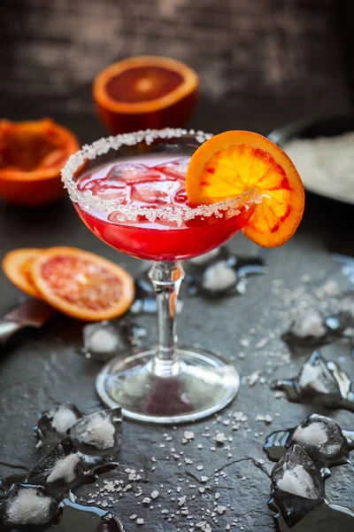 Margarita Naranja Sangre — Foto de Stock