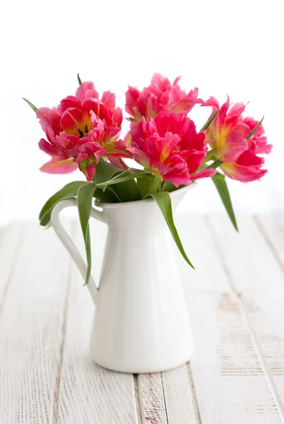 Pink double peony tulips — Stock Photo, Image