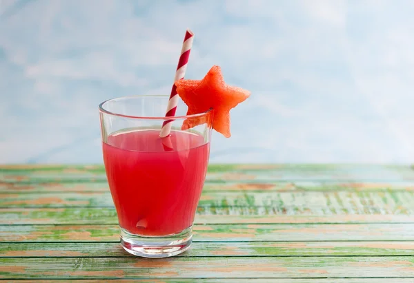 Watermelon drink in glass — Stock Photo, Image