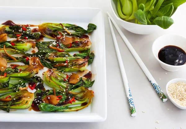 Würziger Bok Choy — Stockfoto