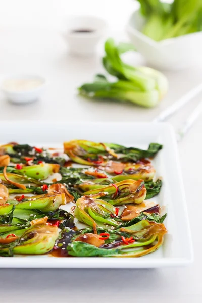 Würziger Bok Choy — Stockfoto