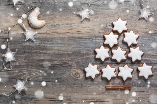 Biscoitos de gengibre de Natal — Fotografia de Stock