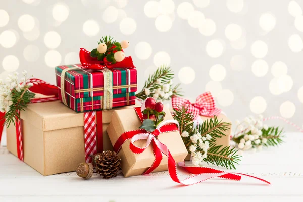 Diferentes regalos de Navidad — Foto de Stock