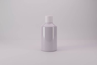 İzole edilmiş kozmetik paketi modelleme tabanı için hazır