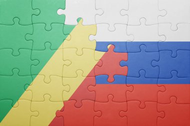 Bulmaca, Rusya ve Cumhuriyeti Ulusal bayrakla Kongo