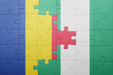 Romanya ve Türkiye ulusal bayrak ile bulmaca