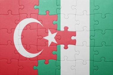 Türkiye'de ve Türkiye ulusal bayrak ile bulmaca