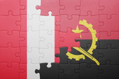 angola ve peru ulusal bayrak ile bulmaca
