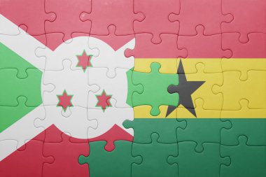 Gana ve burundi bayrağı ile bulmaca