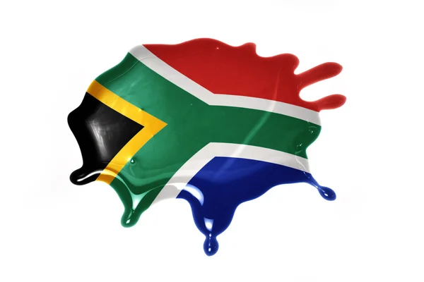 Mancha con bandera nacional de Sudáfrica —  Fotos de Stock