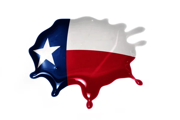 Blot with texas state flag — Stock Photo, Image