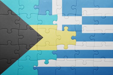 Türkiye ve Yunanistan ulusal bayrak ile bulmaca