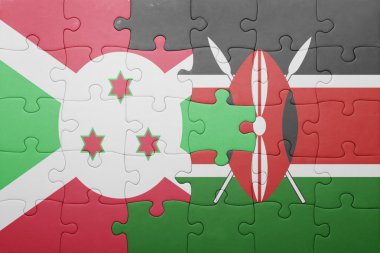 kenya ve burundi bayrağı ile bulmaca.