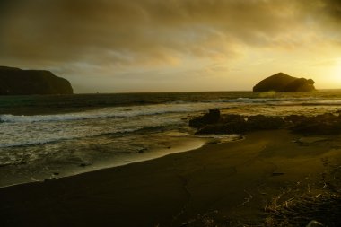 Atlantik Okyanusu günbatımı