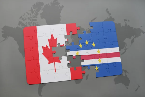 世界地図の背景にカナダとクロアチアの国旗とパズル ストック写真 C Ruletkka 世界地図の背景にカナダとクロアチアの国旗とパズル ストック写真 C Ruletkka