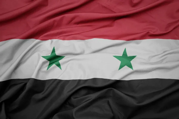 Flagge Von Syrien Syrische Arabische Republik Stockfoto und mehr Bilder von  Syrische Flagge - Syrische Flagge, Flagge, Syrien - iStock