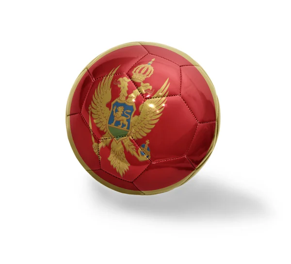 Montenegrijnse voetbal — Stockfoto