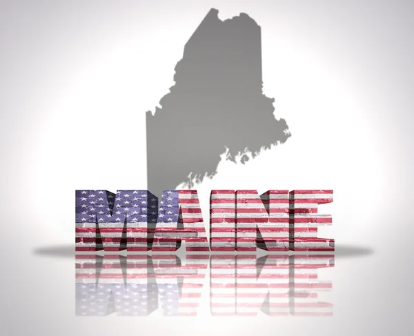 Maine staat — Stockfoto