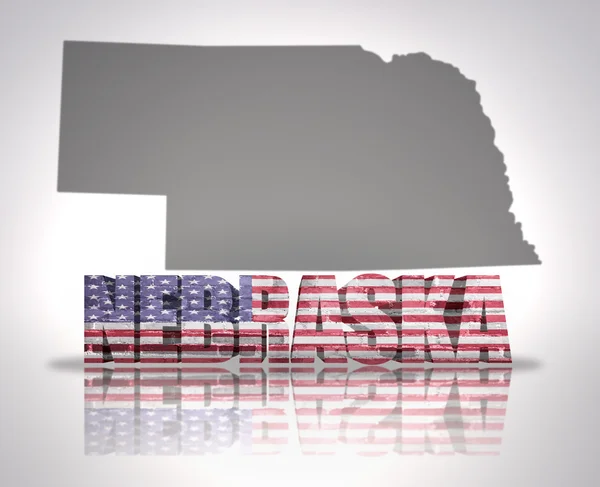 Staat van Nebraska — Stockfoto