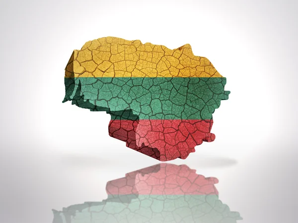 Karta över Litauen — Stockfoto