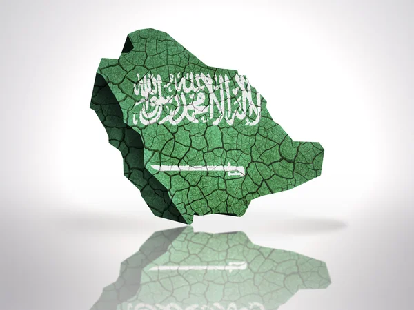 Карта сауді арабія. — стокове фото
