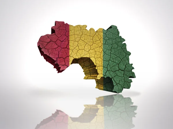 Mapa online de Guinea —  Fotos de Stock