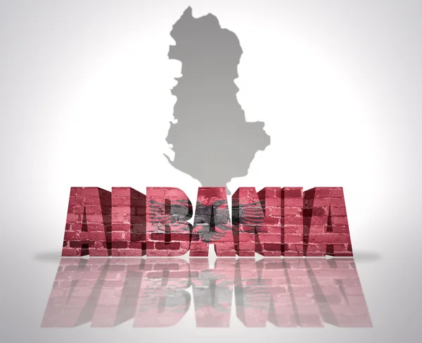 Word Albanië — Stockfoto
